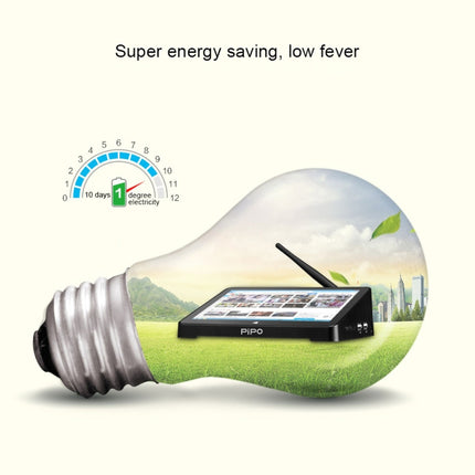 PiPo X8 Pro TV Box Style Mini PC, 4GB + 64GB, 7 inch Windows 10, Intel Celeron N4020 Dual Core, Support TF Card / Bluetooth / WiFi / LAN / HDMI, US/EU Plug, X8 Pro