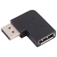 8K DisplayPort Male to DisplayPort Female Elbow Adapter, DP Male to DP Female Elbow