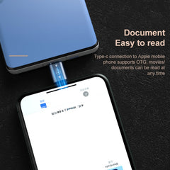 USB-C / Type-C Female to 8 Pin Female Charging + Data Transmission + OTG Adapter, Type-C Female to 8 Pin Female