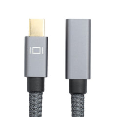 OD6.5mm Mini DP Male to Female DisplayPort Cable, DP Male to Female