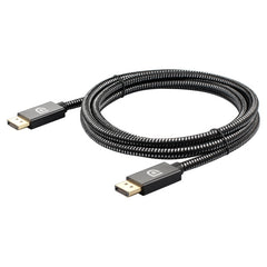 OD6.5mm DP Male to Male DisplayPort Cable, Length: 2m, DP Male to Male