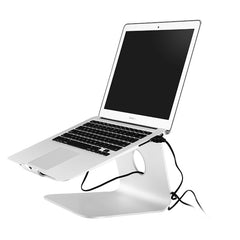 SOPI ZJ-001 Classic Style Aluminum Cooling Stand with Cool Fan for Laptop, Suitable for Mac Air, Mac Pro,  iPad, and Other Laptops, Classic Style with Cool Fan