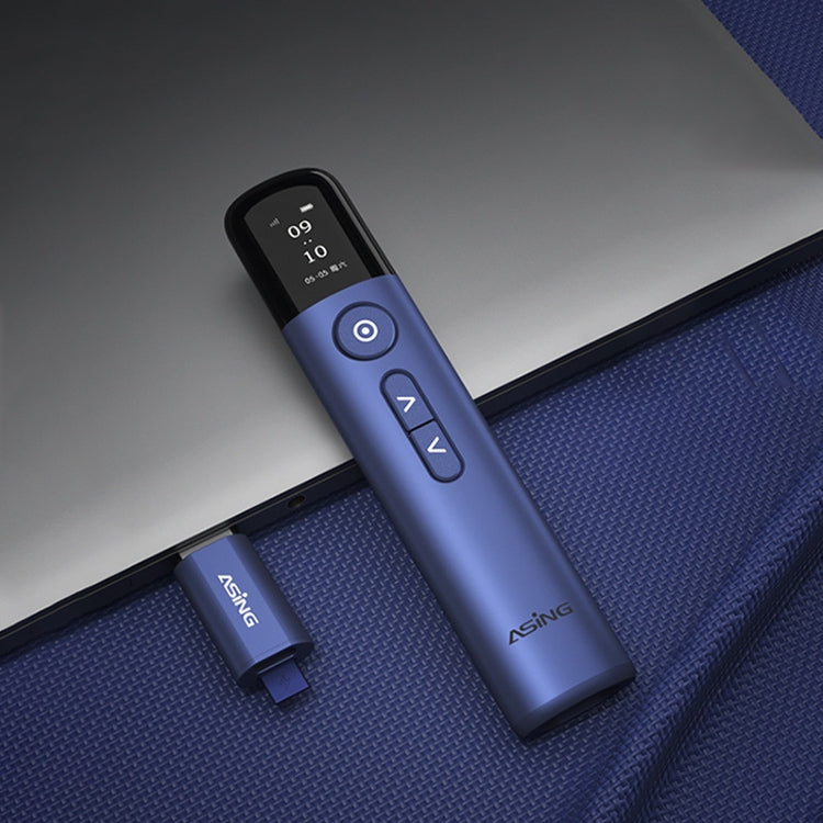 ASiNG A9 128MB Red Light Multifunctional PPT Touch Laser Page Turning Pen Wireless Presenter, A9 128MB Red Light (Blue), A9 128MB Red Light (Grey)