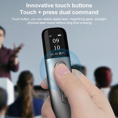 ASiNG A9 128MB Red Light Multifunctional PPT Touch Laser Page Turning Pen Wireless Presenter, A9 128MB Red Light (Blue), A9 128MB Red Light (Grey)