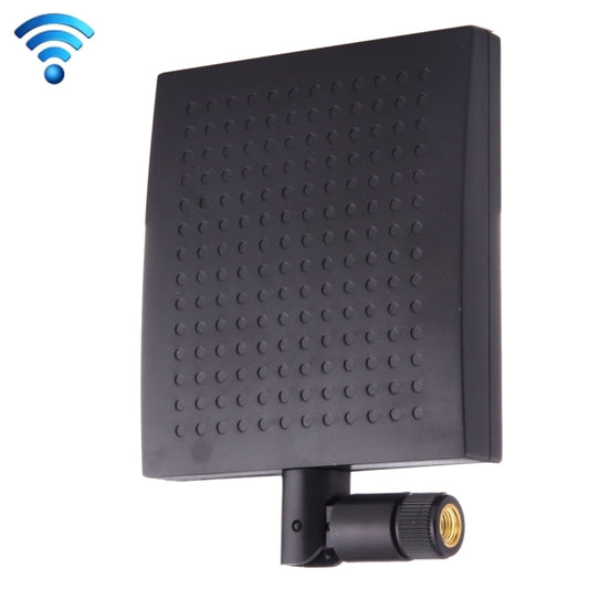 12dBi SMA Male Connector 2.4GHz Panel WiFi Antenna, 2.4GHz Black