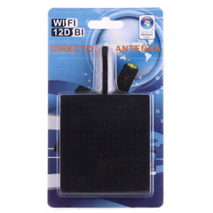 12dBi SMA Male Connector 2.4GHz Panel WiFi Antenna, 2.4GHz Black