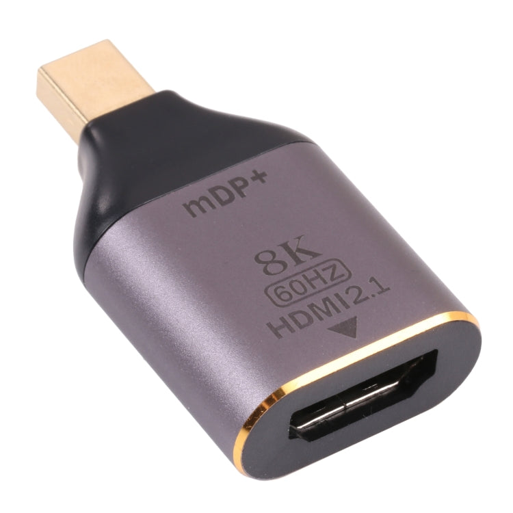 8K 60Hz HDMI 2.1 Female to Mini DP Male Adapter, Mini DP Male