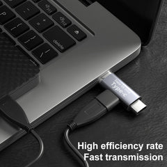 USB-C / Type-C Female to USB-C / Type-C Male + Micro USB Male Converter, Type-C Female to Type-C + Micro USB Male