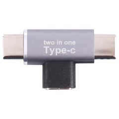 USB-C / Type-C Female to USB-C / Type-C Male + USB-C / Type-C Male Converter, Type-C Female to Type-C Male