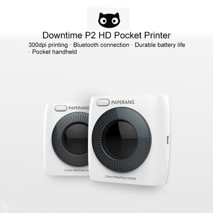 PAPERANG P2 Portable Bluetooth Printer Thermal Photo Phone Wireless Connection Printer
