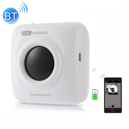 PAPERANG P1 Portable ABS Bluetooth 4.0 Printer Thermal Photo Phone Wireless Connection Printer, P1 White