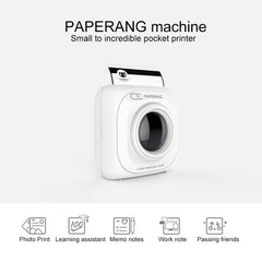PAPERANG P1 Portable ABS Bluetooth 4.0 Printer Thermal Photo Phone Wireless Connection Printer, P1 White