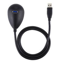 AVM USB 3.0 Male to Female Extension Data Sync Power Charge Cable Desktop Base Dock Holder, Cable Length: 80cm