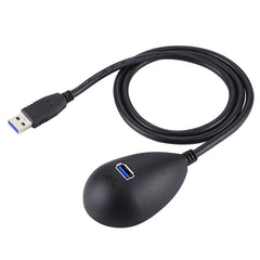 AVM USB 3.0 Male to Female Extension Data Sync Power Charge Cable Desktop Base Dock Holder, Cable Length: 80cm