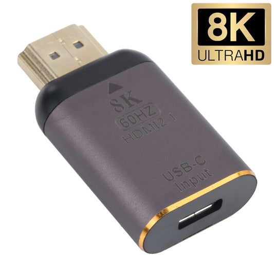 8K 60Hz USB-C / Type-C Female to HDMI Male Adapter, Type-C Female to HDMI Male