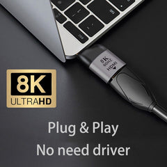 8K 60Hz HDMI Female to USB-C / Type-C Male Adapter, HDMI Female to Type-C Male