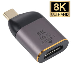 8K 60Hz HDMI Female to USB-C / Type-C Male Adapter, HDMI Female to Type-C Male