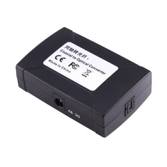 Coaxial RCA Input to Optical Toslink Output Digital Audio Converter Adapter, Coaxial RCA Input