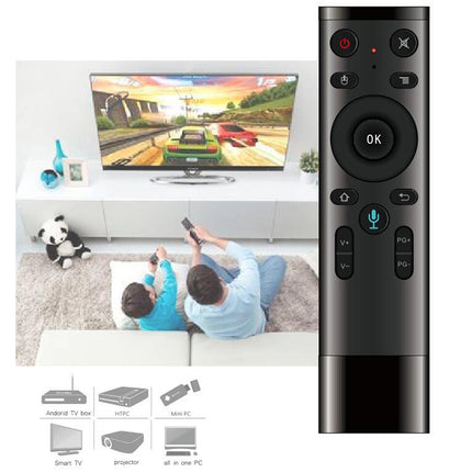 Q5 Voice Foreign Version USB 2.4G Wireless Voice Flying Mouse Remote Control, Support Set-Top Box / Computer
