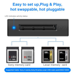 Rocketek CR311 USB3.0 to XQD Card Reader, USB3.0