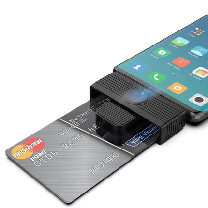 Rocketek CR318-C Type-C Smart Card / SIM / ID / CAC Card Reader, Type-C