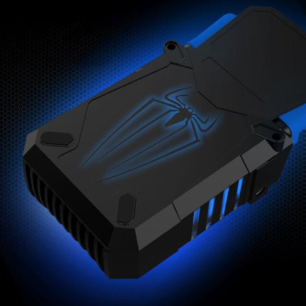 Ice Troll 5 COOLCOLD Portable Laptop Cooling Fan Air Cooler Speed Adjustable High Performance Notebook Fan Cooler Controller, AC 220V, AC 220V (Black)