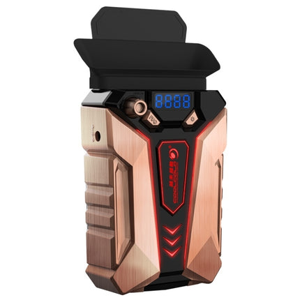 Ice Troll 7 COOLCOLD Portable Laptop Notebook Fan Turbo Radiator Ultra Silent Cooling Fan, AC 220V(Bronze)