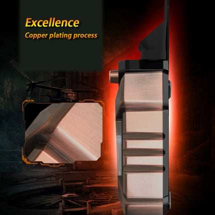 Ice Troll 7 COOLCOLD Portable Laptop Notebook Fan Turbo Radiator Ultra Silent Cooling Fan, AC 220V(Bronze)