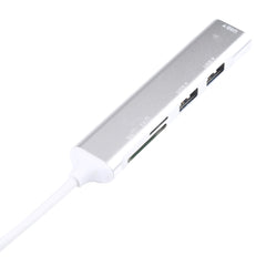 5 in 1 USB-C / Type-C 3.1 to SD / TF Card Slot + 3 USB 3.0 Ports Multifunctional Docking Station HUB, USB-C / Type-C 3.1