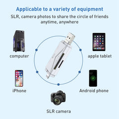 ADS-208 8 Pin+USB+Micro USB Multi-function Card Reader