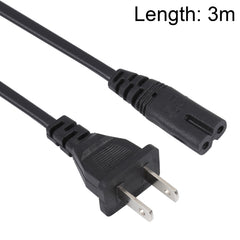 High Quality 2 Prong Style US Notebook AC Power Cord, Length: 3m, 2 Prong Style US Plug, Length: 3m