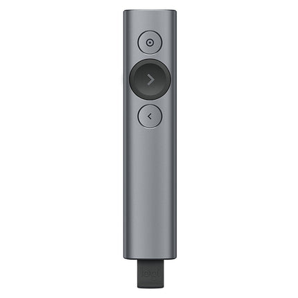 Logitech Spotlight 2.4Ghz USB Wireless Presenter PPT Remote Control Flip Pen, Spotlight (Grey), Spotlight (Gold)