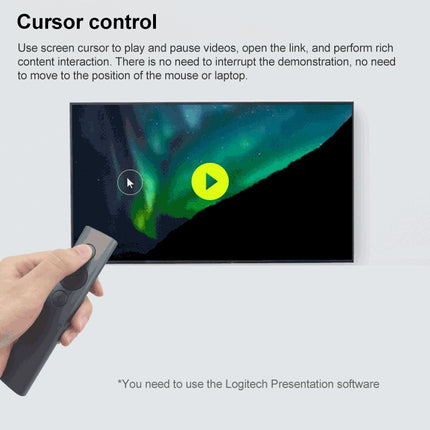 Logitech Spotlight 2.4Ghz USB Wireless Presenter PPT Remote Control Flip Pen, Spotlight (Gold), Spotlight (Grey)