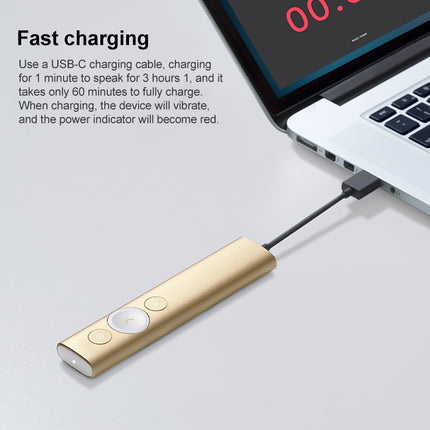 Logitech Spotlight 2.4Ghz USB Wireless Presenter PPT Remote Control Flip Pen, Spotlight (Gold), Spotlight (Grey)