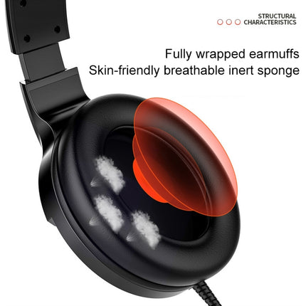 YINDIAO Q2 Head-mounted Wired Gaming Headset with Microphone, Version: Dual 3.5mm + USB, Q2 Dual 3.5mm + USB(White)