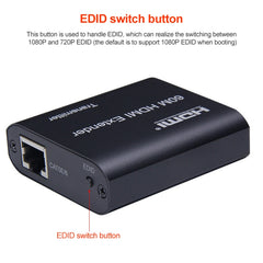 BOWU BW-HE60U 60m HDMI to RJ45 Network Extender, 1080P 60m