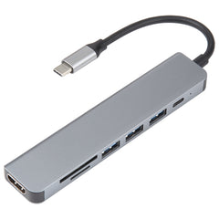 Adaptador de estación de acoplamiento USB-C/Tipo-C a USB 7 en 1, 7 en 1