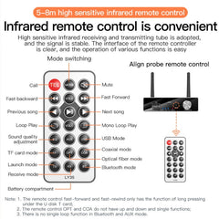 LY35 Optical Fiber Coaxial Digital to Analog 6 in 1 Bluetooth Receiver & Transmitter, LY35