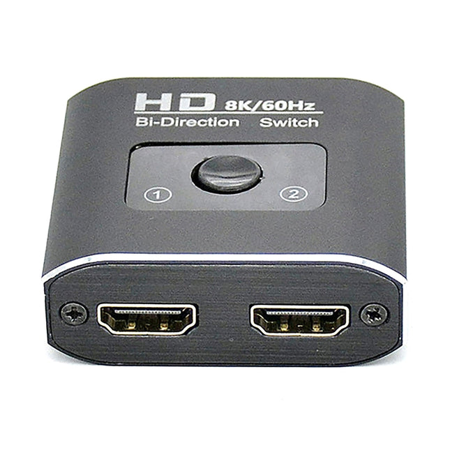 ST0003 2 in 1 Out 8K HDMI Switcher Bi-directional Video Converter, 8K 60Hz Black