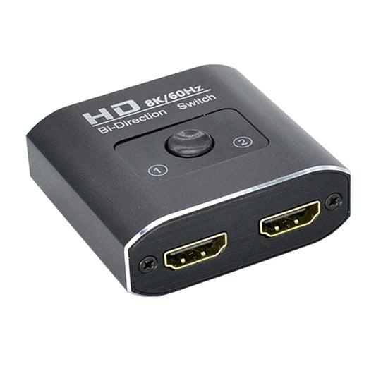 ST0003 2 in 1 Out 8K HDMI Switcher Bi-directional Video Converter, 8K 60Hz Black