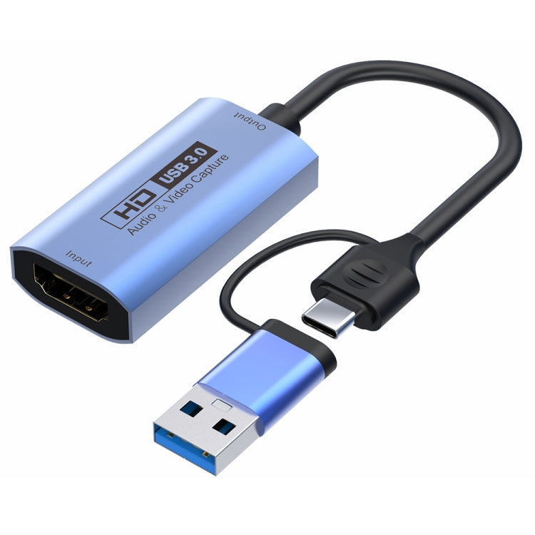 Z29C HDMI/F Female to USB-C / Type-C+USB 3.0/M Male HD Video Capture Card, Z29C