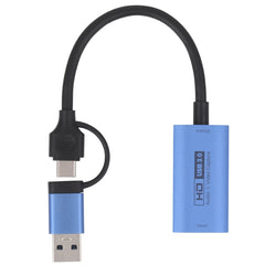 Z29C HDMI/F Female to USB-C / Type-C+USB 3.0/M Male HD Video Capture Card, Z29C