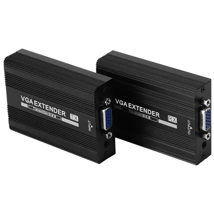 Measy VGA1815 VGA Extender Transmitter and Receiver Converter, POE Single Power Supply, Transmission Distance: 150m, VGA1815