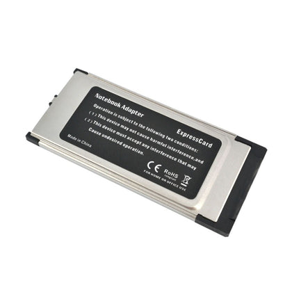 2 Ports USB 3.0 5Gbps PCI 34mm Slot Express Card for Laptop / Notebook, 34mm