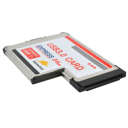2 Anschlüsse USB 3.0 5 Gbps PCI 54 mm Steckplatz Express-Karte für Laptop/Notebook, 54 mm