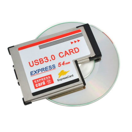 2 Anschlüsse USB 3.0 5 Gbps PCI 54 mm Steckplatz Express-Karte für Laptop/Notebook, 54 mm