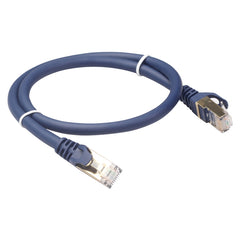 0.5m CAT8 Computer Switch Router Ethernet Network LAN Cable, Patch Lead RJ45, 0.5m