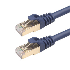 0.5m CAT8 Computer Switch Router Ethernet Network LAN Cable, Patch Lead RJ45, 0.5m