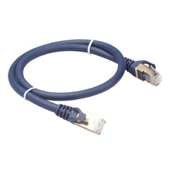 1m CAT8 Computer Switch Router Ethernet Network LAN Cable, Patch Lead RJ45, 1m