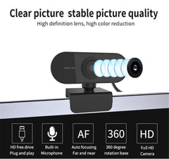 HD-U01 1080P USB Camera WebCam with Microphone